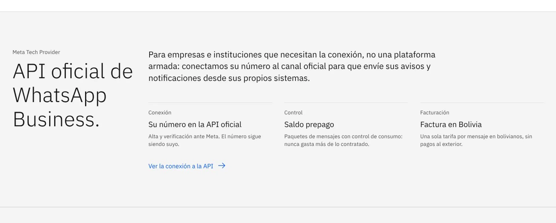 Conexión a la API oficial de WhatsApp Business en OS2 Media